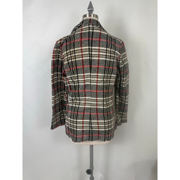 Vintage 70's NPC Fashions Blazer Jacket Plaid Work Button Lightweight Business - Picture 3 of 10
